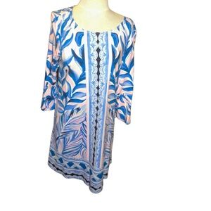 Lilly Pulitzer Ophelia Swing Dress Heat Wave bell sleeve dress size Large L